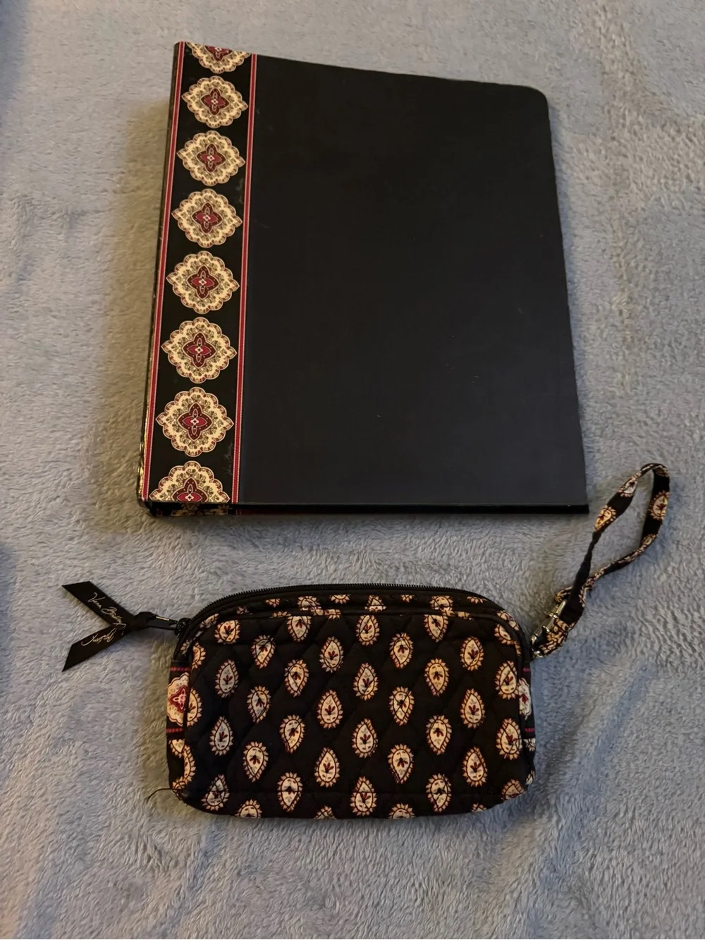Vera Bradley 3 Ring Binder w/ Pencil Bag, Tech Bag, Eye Glass Case